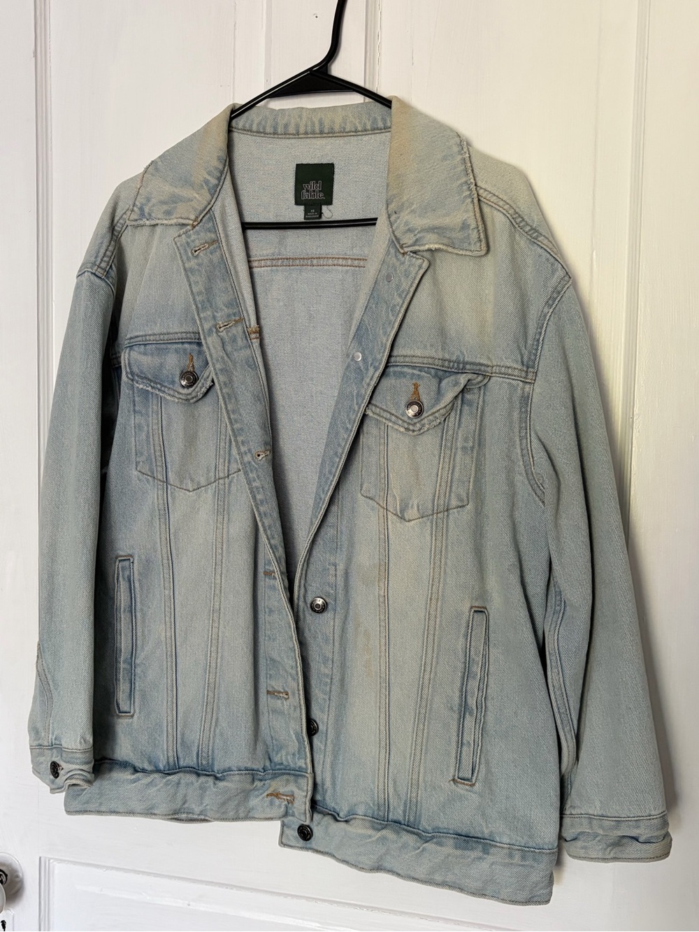 wild fable Light Blue Denim Jacket Label